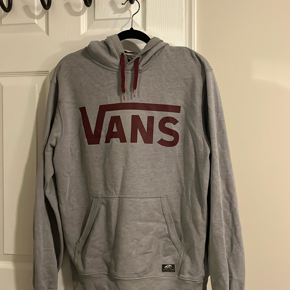Vans Men’s Sweatshirt- grey, hoodie